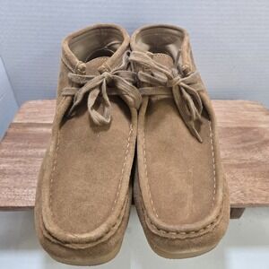 Project Cloud Wally-Boot Suede Wallabee Chukka Boots Tan Men's Size 10...
